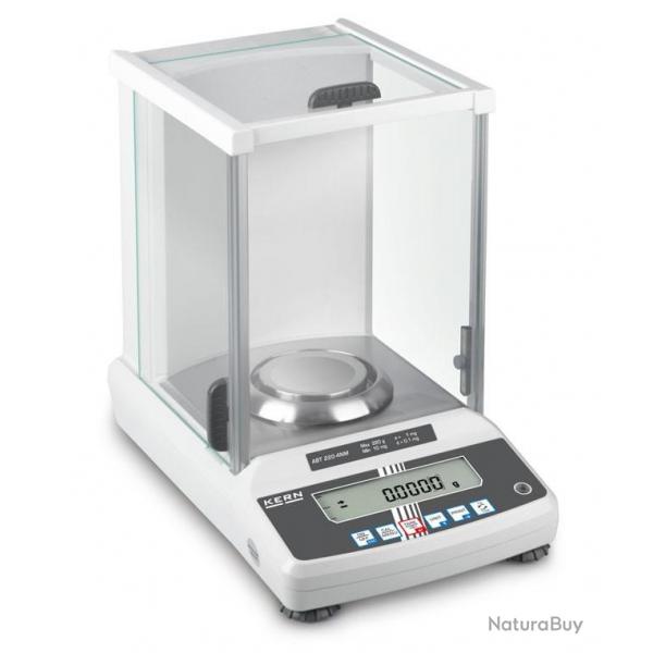 Kern - Balance d'analyse  plage double ABT, porte max 82-220 g lecture 0,01-0,1 mg avec systme Si