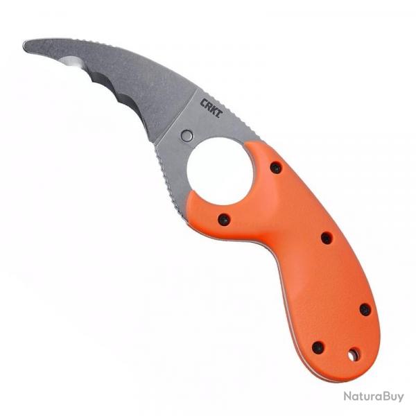 Poignard "Bear Claw" stonewash, Couleur orange [CRKT]