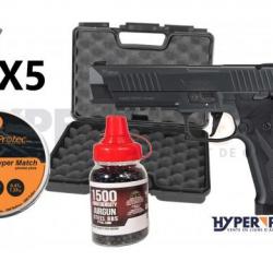 Pack pistolet à plomb Sig Sauer ASP X-Five