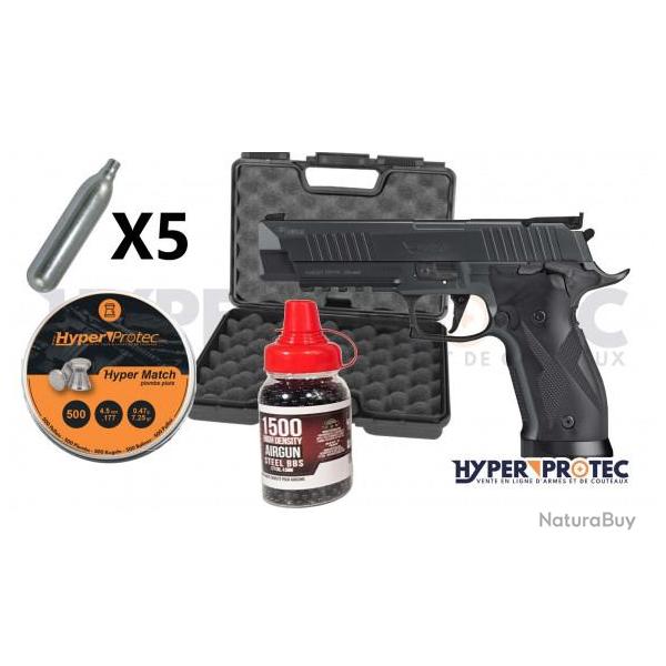 Pack pistolet  plomb Sig Sauer ASP X-Five