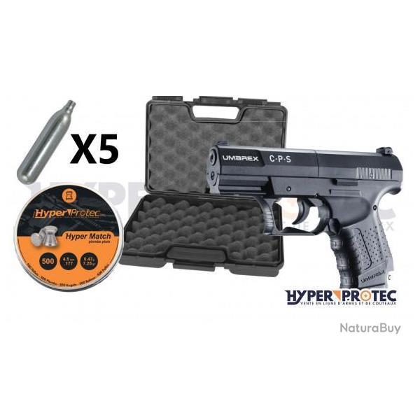 Pack pistolet  plomb Umarex CPS