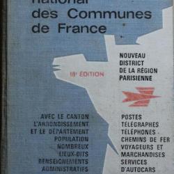 Dictionnaire national des communes de France 18e Edition