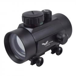 Red dot 1x40 noir 46 mm réticule rouge et vert