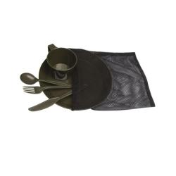 Kit de vaisselle pour camping Mil-Tec