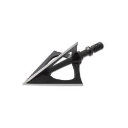 Lot de 3 pointes de chasse &agrave; lame fixe Maximal Black Razor 125 grains