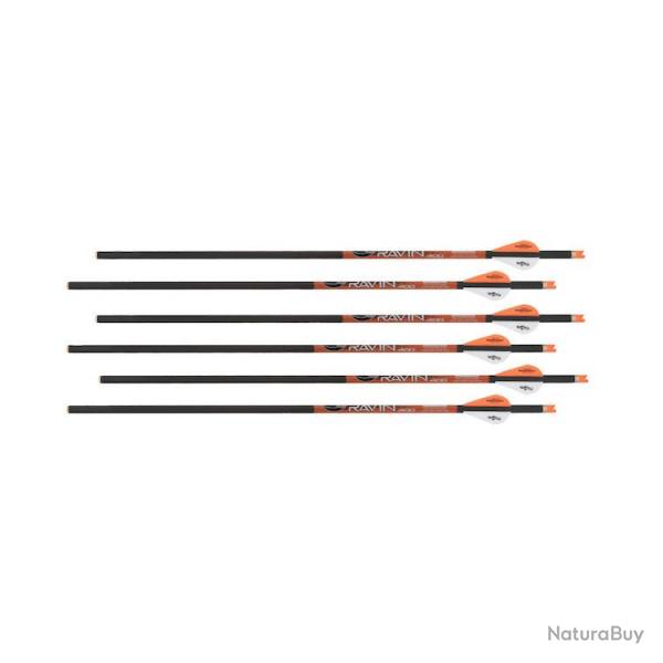 Lot de 6 traits Carbone RAVIN 400 Rectitude .003 - 20 pouces