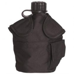 Housse molle pour gourde style américain Noir