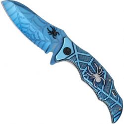 Couteau de poche Haller Blue Spider