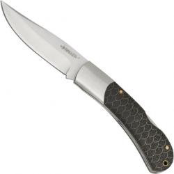 Couteau de poche Haller avec manche en bois de pakka à motifs