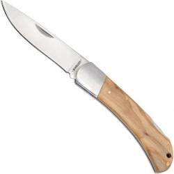 Couteau de poche Haller en bois d'olivier