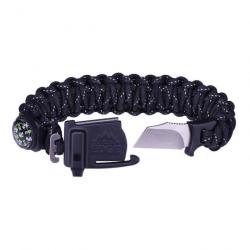 Bracelet tactique Outdoor Edge Paraspark Noir Medium