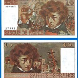 France 10 Francs 1975 Serie Y Hector Berlioz Billet Franc Frs Frc Frcs