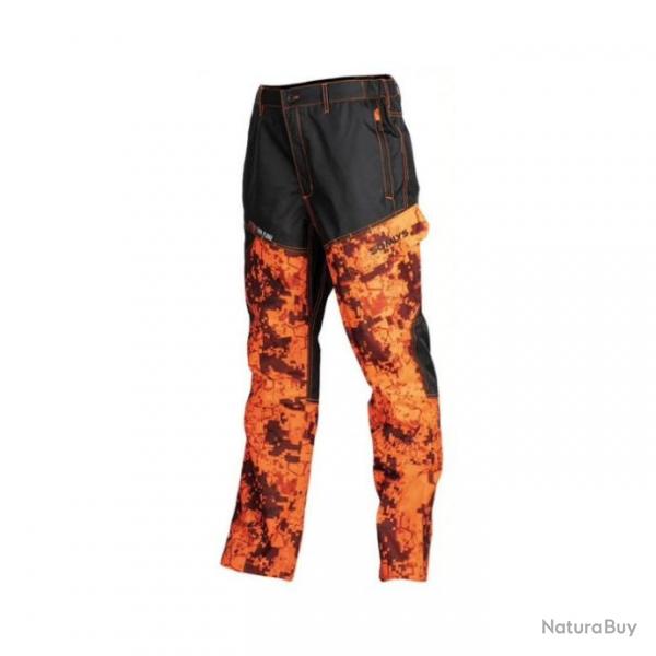 Pantalon de traque Somlys Spirit digital orange 598N - Camo Blaze / 54