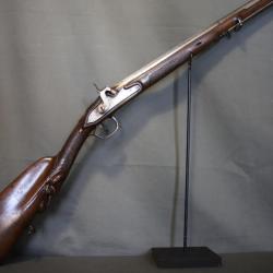 Fusil de chasse mono- canon à percussion - Milieu 19ème siècle
