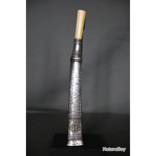 Couteau de type dha des ethnies L et Shan - Asie du Sud Est, fin 19me dbut 20me sicle (2)