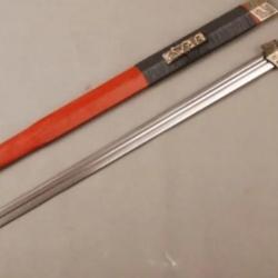 Magnifique épée dynastie Jian forgée à la main, tranchante rasoir, pour coupe.
