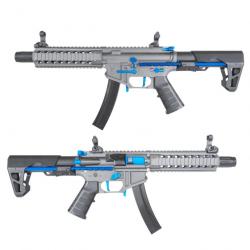 PDW 9mm SBR-L Chaos Grey / Bleu (King Arms)