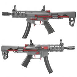 PDW 9mm SBR-S Chaos Grey / Rouge (King Arms)