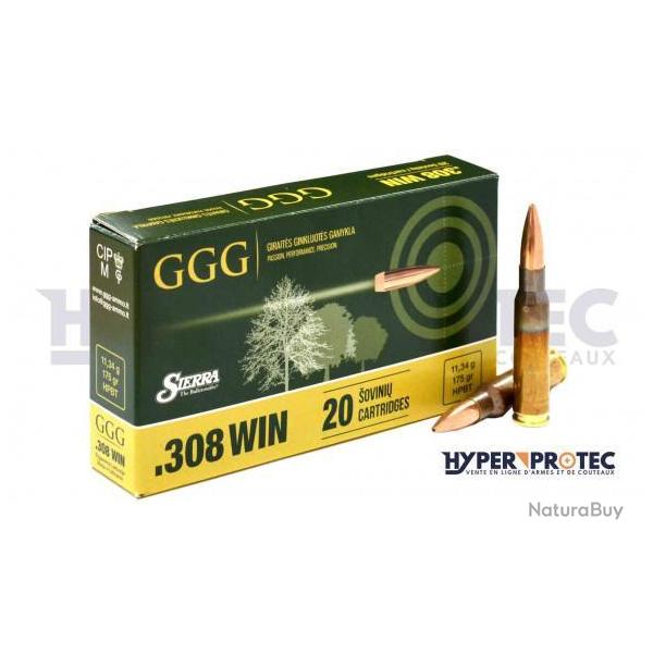 Wahoo ! Munition 308 GGG HPBT