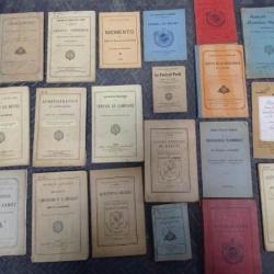 Lot de20 livrets et livres d'instruction gendarmerie WW1 WW2, très bel ensemble peu courant
