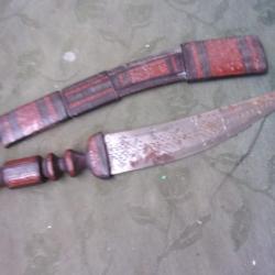 couteau africain de 68 cm
