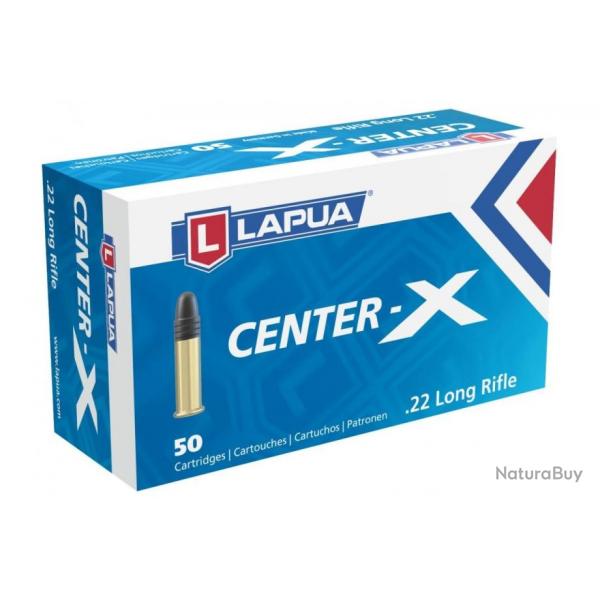 Cartouches LAPUA 22 LR CENTER-X