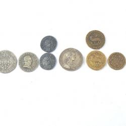 Lot facsimilé COPIES monnaies royales Edition BP Ecui Louis XIV Charles VII Henri III Hugue Capet