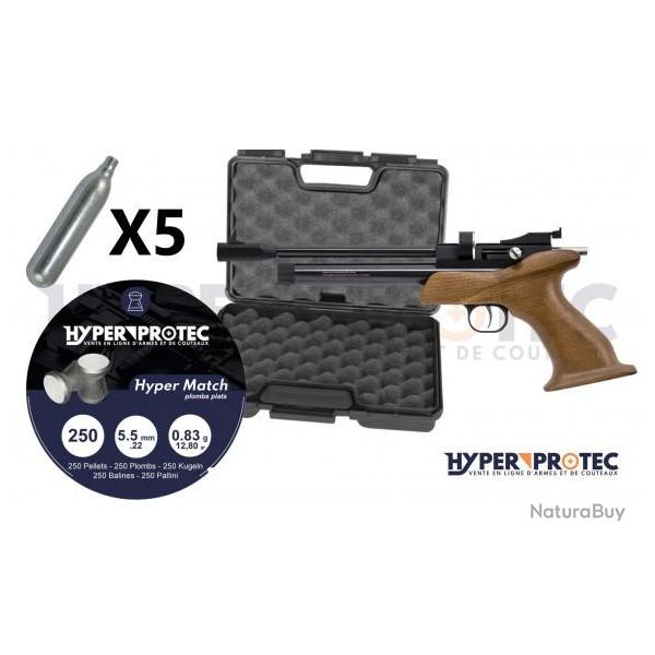 Pack pistolet  plomb Artemis CP1-Multicoups 5.5 mm