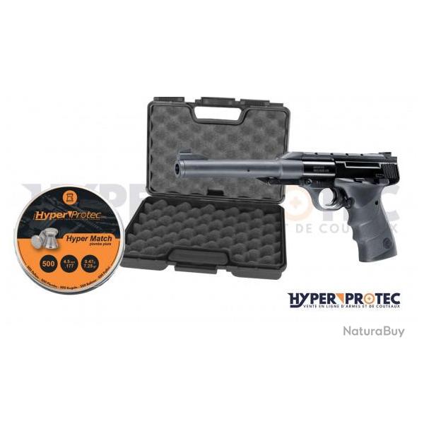 Pack Browning Buck Mark Urx - Pistolet  plomb manuel 4.5 mm