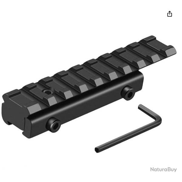 adaptateur rail picatinny pour bande de battue 11 Mm