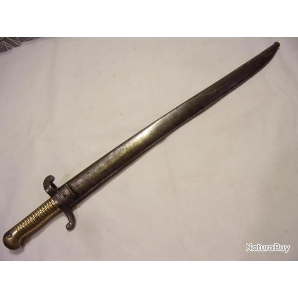 SABRE BAONNETTE 1842-59 pour la carabine de chasseur.