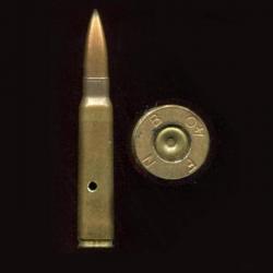 7.65 x 53 Mauser Belge Mle 1889 - balle cuivre pointue - neutralisée