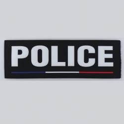 Bandeau d'identification PVC - Police 3 x 10 cm