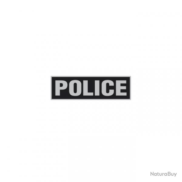 Bandeau rflchissant Fond Noir - Police 3 x 10 cm