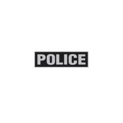 Bandeau réfléchissant Fond Noir - Police 10,5 x 27,5 cm