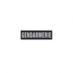Bandeau réfléchissant Fond Noir - Gendarmerie 3 x 10 cm