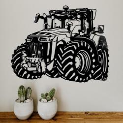 DECORATION MURALE (60cm) en FER. Motif: Tracteur JOHN DEERE