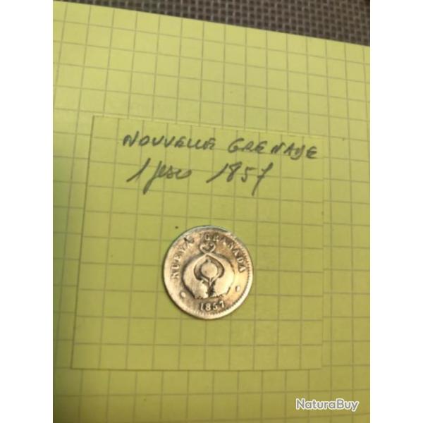 NOUVELLE GRENADE - 1 Peso - 1857