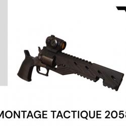 Montage picatinny + pontet pietta "2058" pour pietta 1858 remington THURSES INDUSTRIES