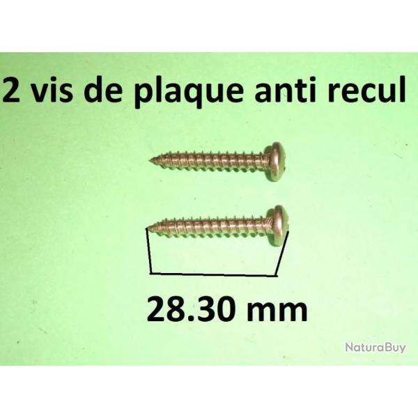 2 vis de plaque anti recul de crosse fusil - VENDU PAR JEPERCUTE (SZA687)