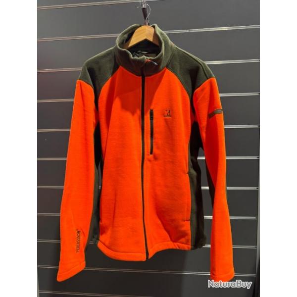 Blouson Polaire Cor Brod Orange/Kaki Percussion