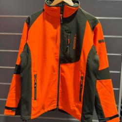 BLOUSON SOFTSHELL ORANGE PERCUSSION