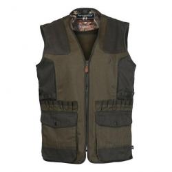 GILET CHASSE TRADITION VERT PERCUSSION
