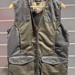 GILET CHASSE TRADITION VERT PERCUSSION