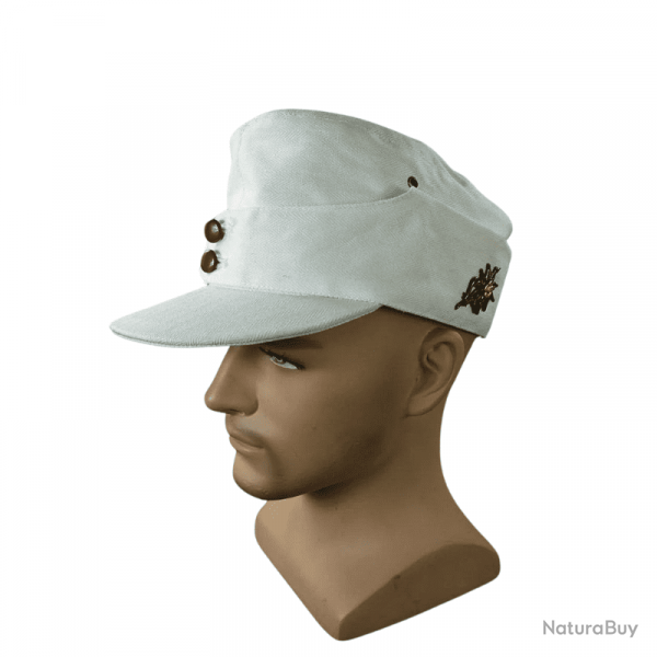 Casquette WH Gebirgsjager Mountain Off White HBT Field Cap