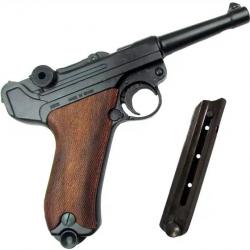 Pistolet Luger P08 Parabellum Crosse Bois 25.5cm - Denix