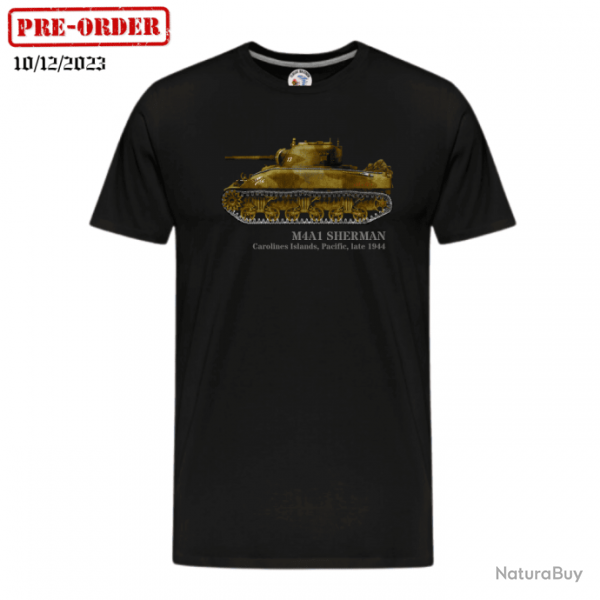 Teeshirt Classic Militaria M4A1 Sherman Limited Edition