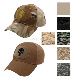 Casquette Tactique Rip/Stop & Mesh Punisher - HONOR® Tan