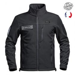 Veste Softshell Sécurité Privée Noir Sécu one