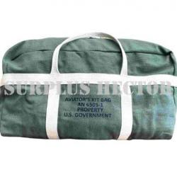 Sac Transport Pilote "KIT BAG US" Multi-Usage SAGE KAKI - Militaria WW2